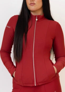 AirTec Sculpture Jacket - Cherry 11 AirTec Sculpture Jacket - Cherry -Black Heart Equestrian Store 092A0659