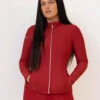 AirTec Sculpture Jacket - Cherry -Black Heart Equestrian Store 092A0662