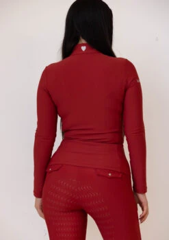 AirTec Sculpture Jacket - Cherry 10 AirTec Sculpture Jacket - Cherry -Black Heart Equestrian Store 092A0695