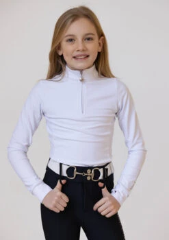 Junior AirTec Base Layer - White