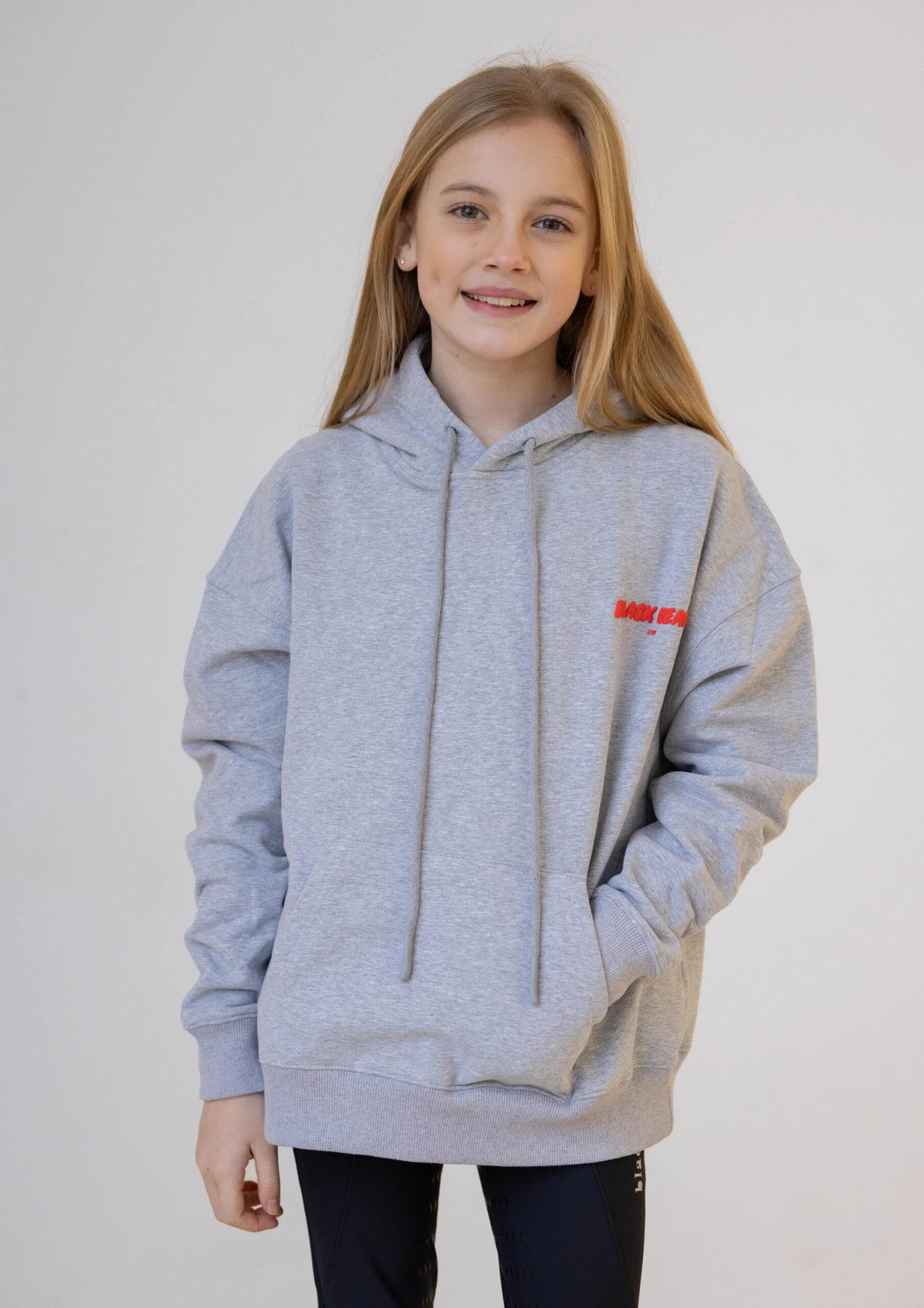 Junior Bubble Print Hoodie - Red Heather 3 Junior Bubble Print Hoodie - Red Heather