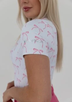 AirTec Short Sleeve Base Layer - Bows 10 AirTec Short Sleeve Base Layer - Bows -Black Heart Equestrian Store 092A9121