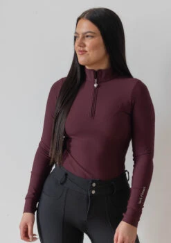 AirTec Base Layer - Cranberry 10 AirTec Base Layer - Cranberry -Black Heart Equestrian Store 092A9191