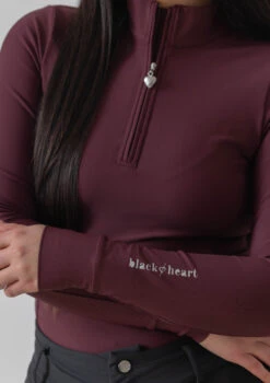 AirTec Base Layer - Cranberry 9 AirTec Base Layer - Cranberry -Black Heart Equestrian Store 092A9198