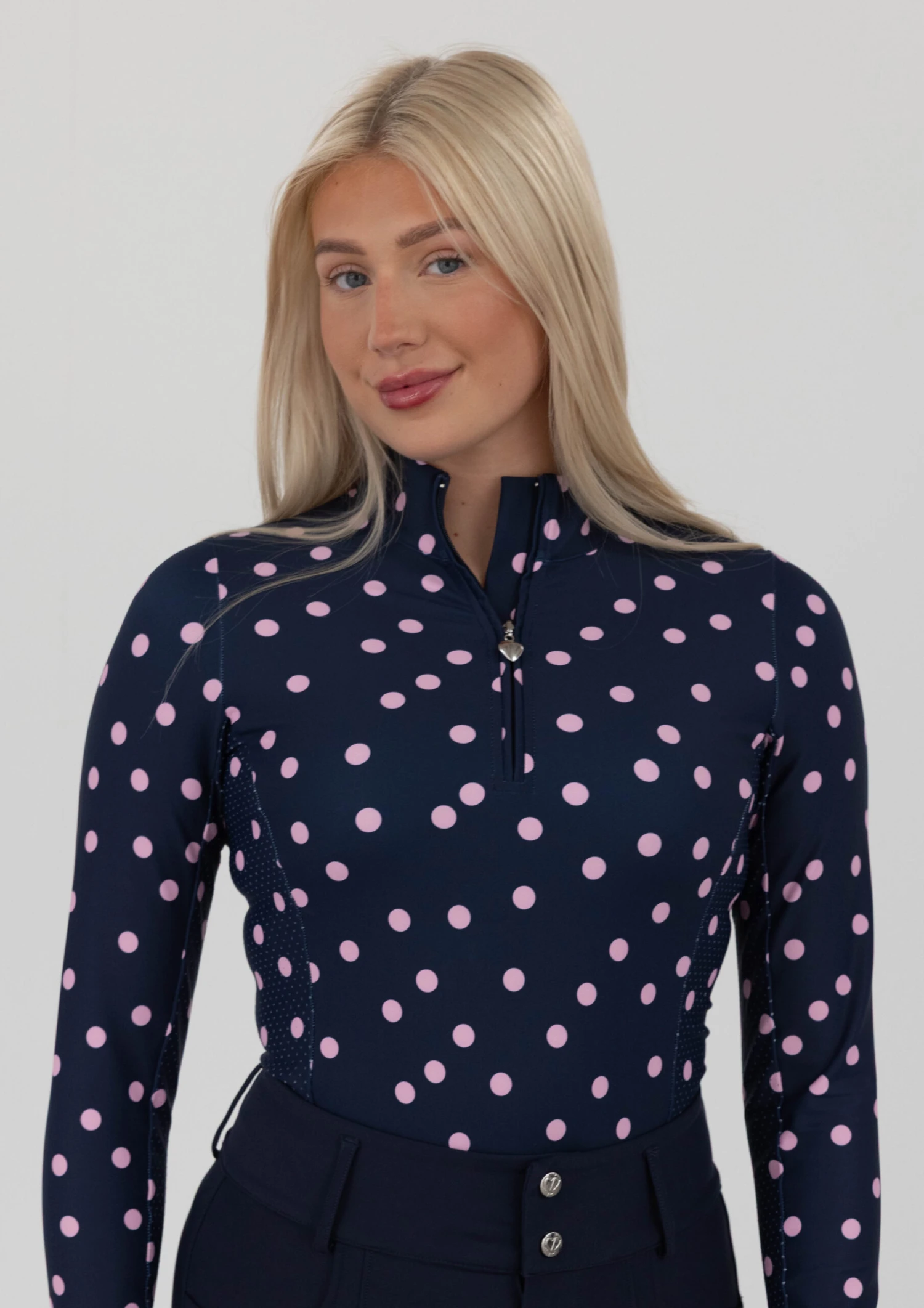 AirTec Base Layer - Pink & Midnight Polka Dot 7 AirTec Base Layer - Pink & Midnight Polka Dot - Image 5