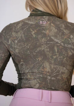 AirTec Base Layer - Full Camo With Pine -Black Heart Equestrian Store 092A9854