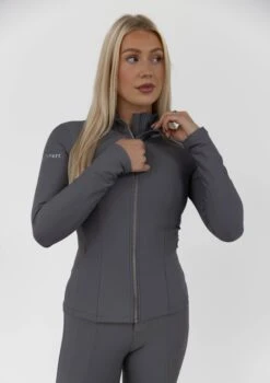 AirTec Sculpture Jacket - Pebble -Black Heart Equestrian Store 1