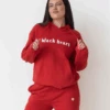 Essentials Hoodie - Red -Black Heart Equestrian Store 179