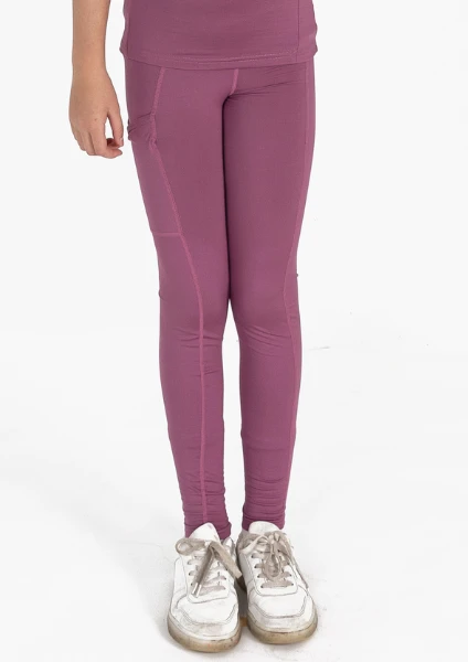 Junior Flex Riding Leggings - Damson 3 Junior Flex Riding Leggings - Damson