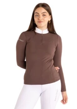 AirTec Show Shirt - Chocolate 14 AirTec Show Shirt - Chocolate -Black Heart Equestrian Store 23 6c5d21cb 462f 421a 9ab4 4cebb6a20737