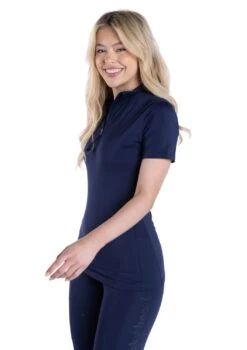 Short Sleeve Base Layer - Navy -Black Heart Equestrian Store 25 e3f291a4 29e5 477c 92bb 07e1f7f20686