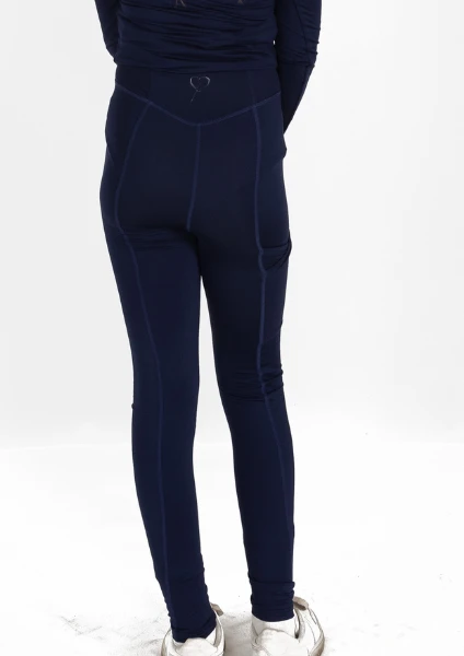 Junior Flex Riding Leggings - Navy 4 Junior Flex Riding Leggings - Navy - Image 2