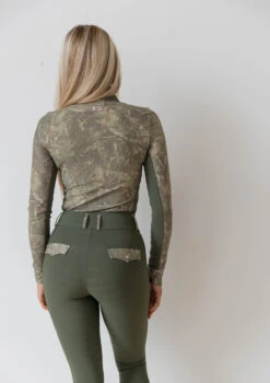 AirTec Base Layer - Full Camo With Pine -Black Heart Equestrian Store 792A9800