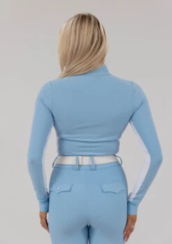 AirTec Base Layer - Powder Blue And White 11 AirTec Base Layer - Powder Blue And White -Black Heart Equestrian Store 92A1168