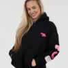 Horse Girl Patch Hoodie - Black 1 Horse Girl Patch Hoodie - Black -Black Heart Equestrian Store 92A1223