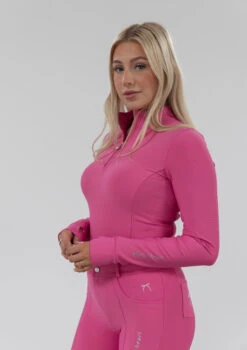AirTec Base Layer - Barbie Pink -Black Heart Equestrian Store 92A1355