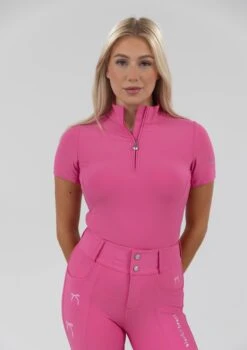 AirTec Short Sleeve Base Layer - Barbie Pink