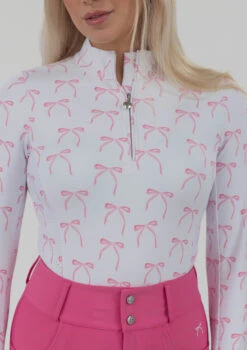 AirTec Base Layer - Bows -Black Heart Equestrian Store 92A1743