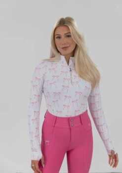 AirTec Base Layer - Bows -Black Heart Equestrian Store 92A1759