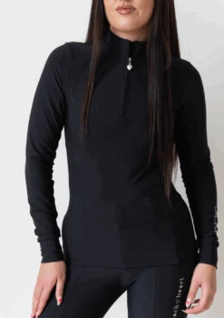 AirTec Base Layer - Black -Black Heart Equestrian Store BLACKLONG 2