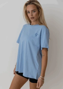 Running Heart T Shirt - Blue -Black Heart Equestrian Store BLUETSHIRT 3