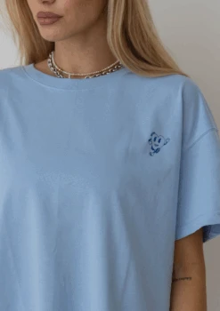 Running Heart T Shirt - Blue -Black Heart Equestrian Store BLUETSHIRT 4