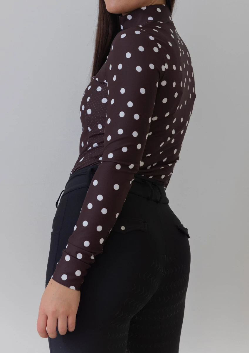 AirTec Base Layer - Brown Polka Dot 8 AirTec Base Layer - Brown Polka Dot - Image 6