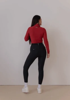 AirTec Base Layer - Cherry -Black Heart Equestrian Store CHERRYBASELAYER 5