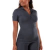Short Sleeve Base Layer - Charcoal -Black Heart Equestrian Store Charcoal 01