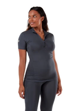 Short Sleeve Base Layer - Charcoal