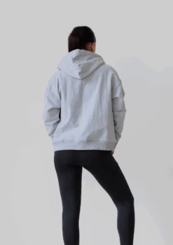 Full Zip Bubble Print Hoodie - Grey -Black Heart Equestrian Store GREYFULLZIP 5