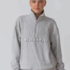 Half Zip Essentials Sweater - Grey 2 Half Zip Essentials Sweater - Grey -Black Heart Equestrian Store GREYHALFZIP 6 06974e2c b9e6 4d2a a598 1176a7b41e76