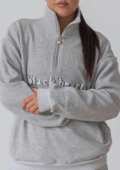 Half Zip Essentials Sweater - Grey 14 Half Zip Essentials Sweater - Grey -Black Heart Equestrian Store GREYHALFZIP 7 65d9cafc 2d66 4f0d aa9b 3b13e2ddf59a