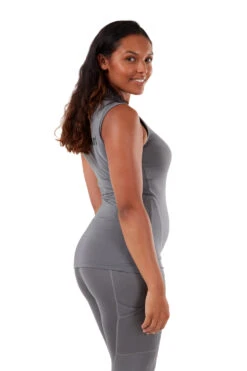 Sleeveless Base Layer - Grey 7 Sleeveless Base Layer - Grey -Black Heart Equestrian Store Grey 03