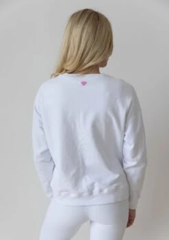 Horse Girl Crew Neck Sweatshirt - White 7 Horse Girl Crew Neck Sweatshirt - White -Black Heart Equestrian Store HORSEGIRLCREWWHITE 2