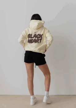 Bubble Print Hoodie - Ivory -Black Heart Equestrian Store IVORYHOODIE 4