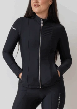 AirTec Sculpture Jacket - Black -Black Heart Equestrian Store JACKETBLACK 4
