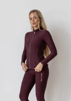 AirTec Sculpture Jacket - Cranberry 12 AirTec Sculpture Jacket - Cranberry -Black Heart Equestrian Store JACKETCRANBERRY 6
