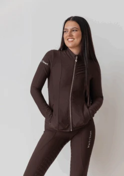 AirTec Sculpture Jacket - Espresso -Black Heart Equestrian Store JACKETESPRESSO 3