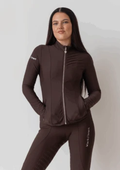 AirTec Sculpture Jacket - Espresso -Black Heart Equestrian Store JACKETESPRESSO 6