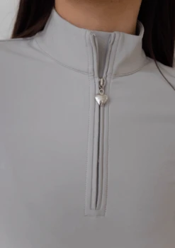 AirTec Base Layer - Light Grey -Black Heart Equestrian Store LIGHTGREYBASELAYER 3