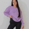 Locket Crew - Lilac 1 Locket Crew - Lilac -Black Heart Equestrian Store LILACLOCKETCREW