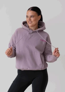 Bubble Print Hoodie - Orchid