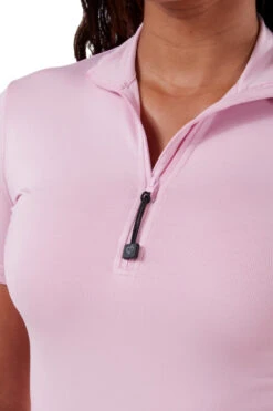 Short Sleeve Base Layer - Pink -Black Heart Equestrian Store Pink Sleeve 07