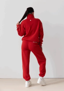 Half Zip Essentials Sweater - Red -Black Heart Equestrian Store REDESSENTIALSHALFZIP 4 8dcf0463 324d 4022 8ea2 572e261bdb07