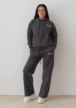 Straight Leg Sweatpants - Smoke