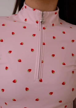 AirTec Base Layer - Strawberry -Black Heart Equestrian Store STRAWBBASELAYER 3