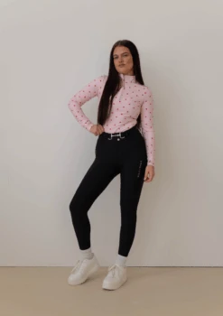 AirTec Base Layer - Strawberry -Black Heart Equestrian Store STRAWBBASELAYER 7