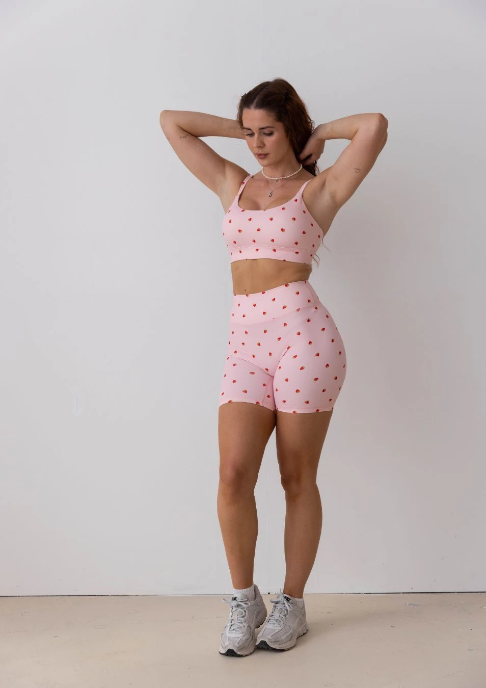 Active Sports Bra - Strawberry 6 Active Sports Bra - Strawberry - Image 4