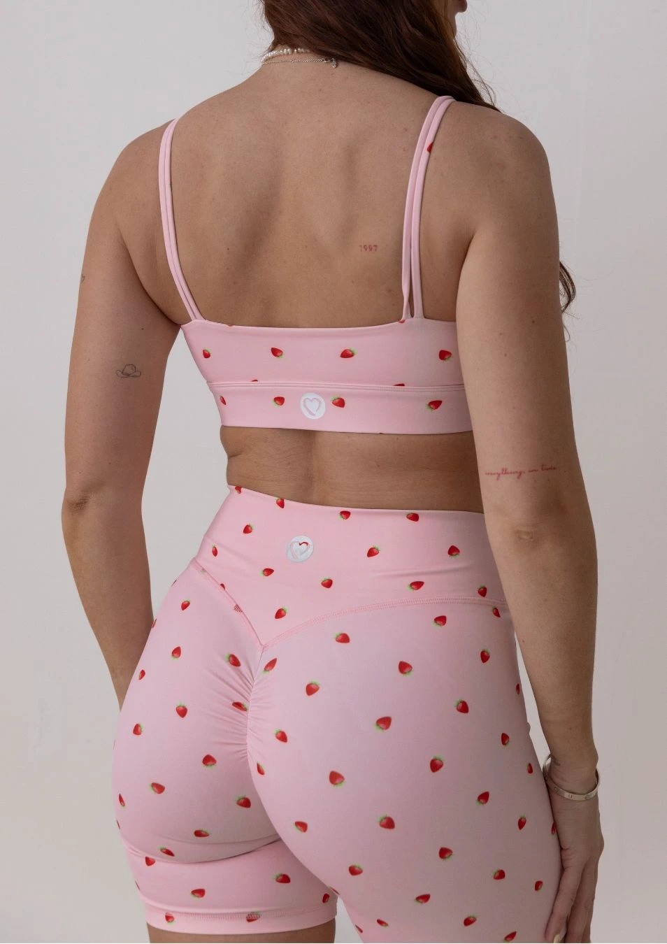 Active Sports Bra - Strawberry 5 Active Sports Bra - Strawberry - Image 3